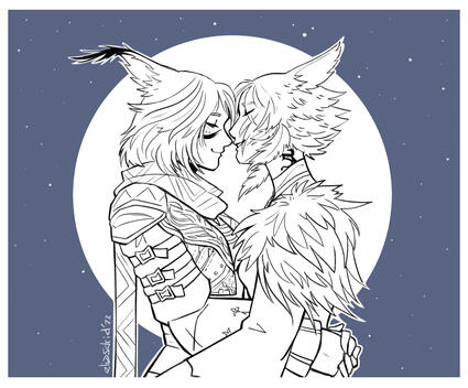 "The Moon and the Sun" by Eliasdrid